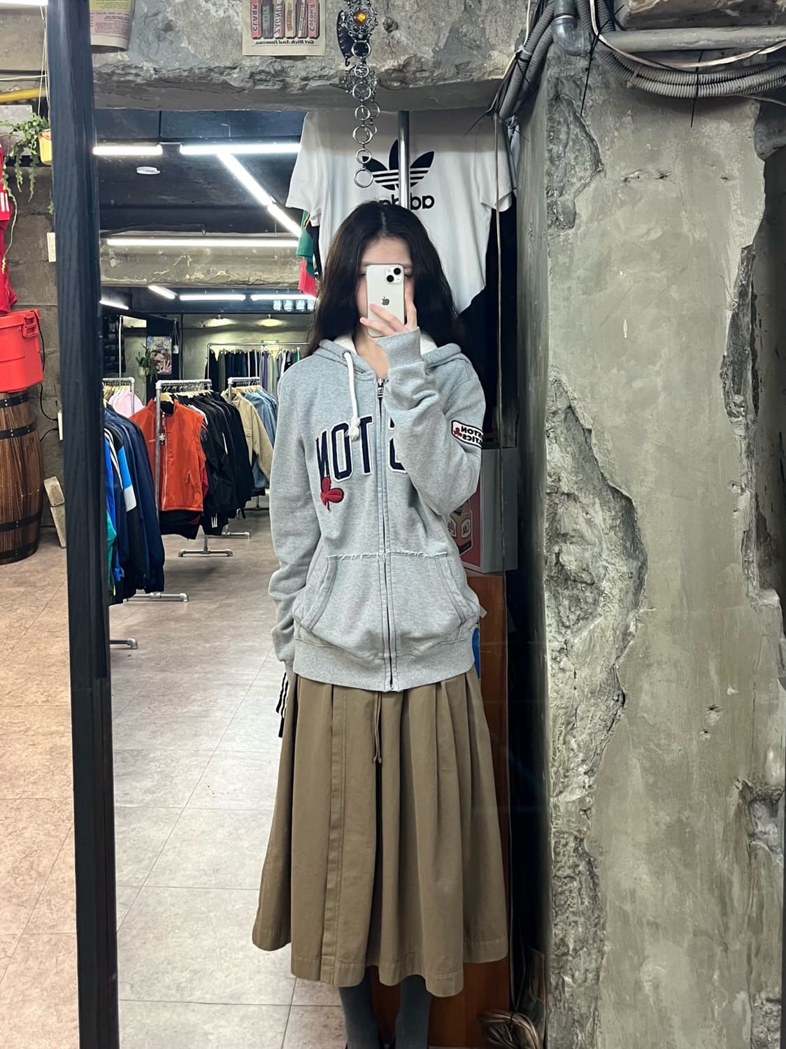 NBA 보스턴 후드집업 그레이 L #csz2857 상품이미지2