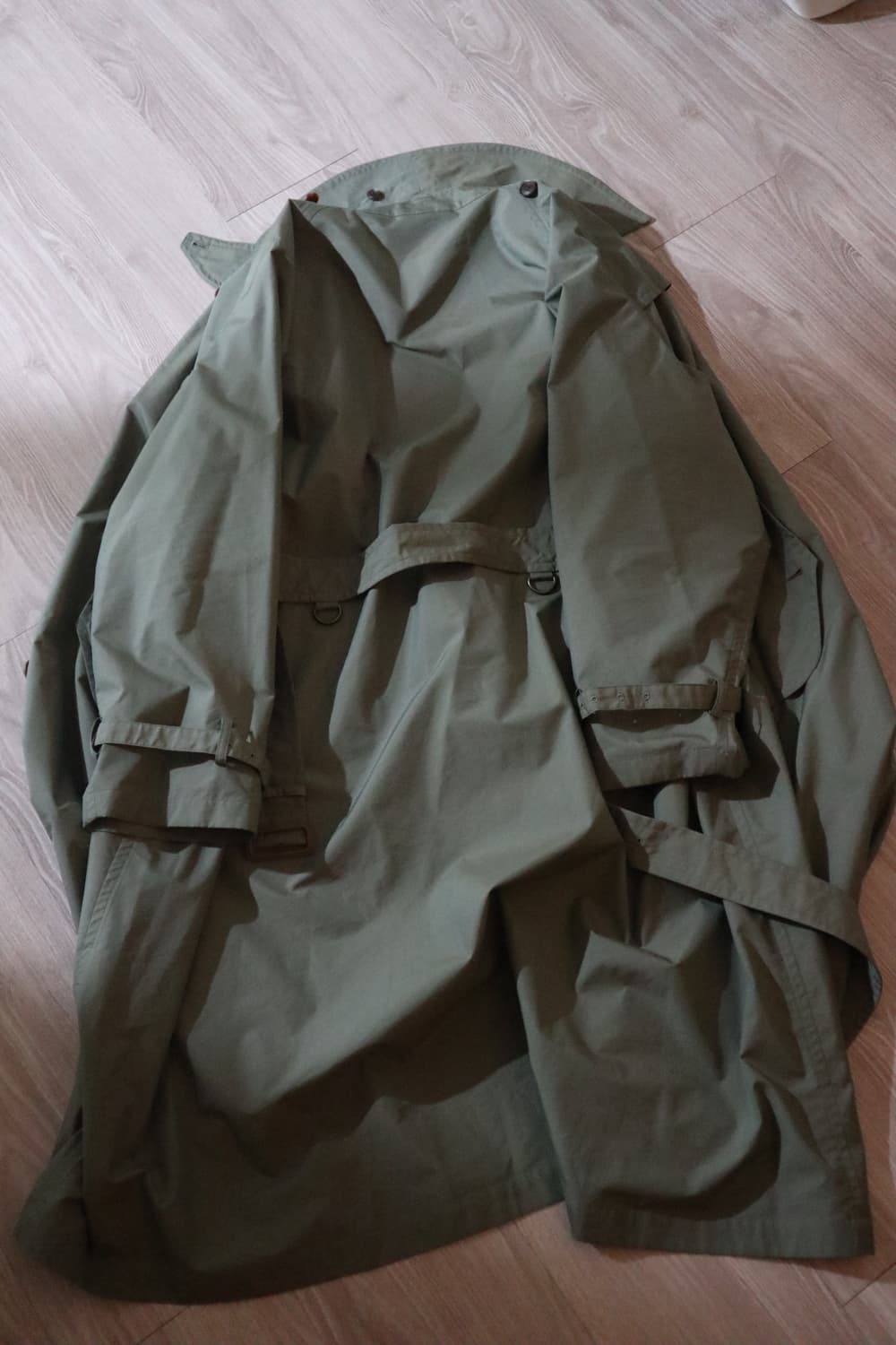 오라리  FINX POLYESTER BIG TRENCH 5 상품이미지4