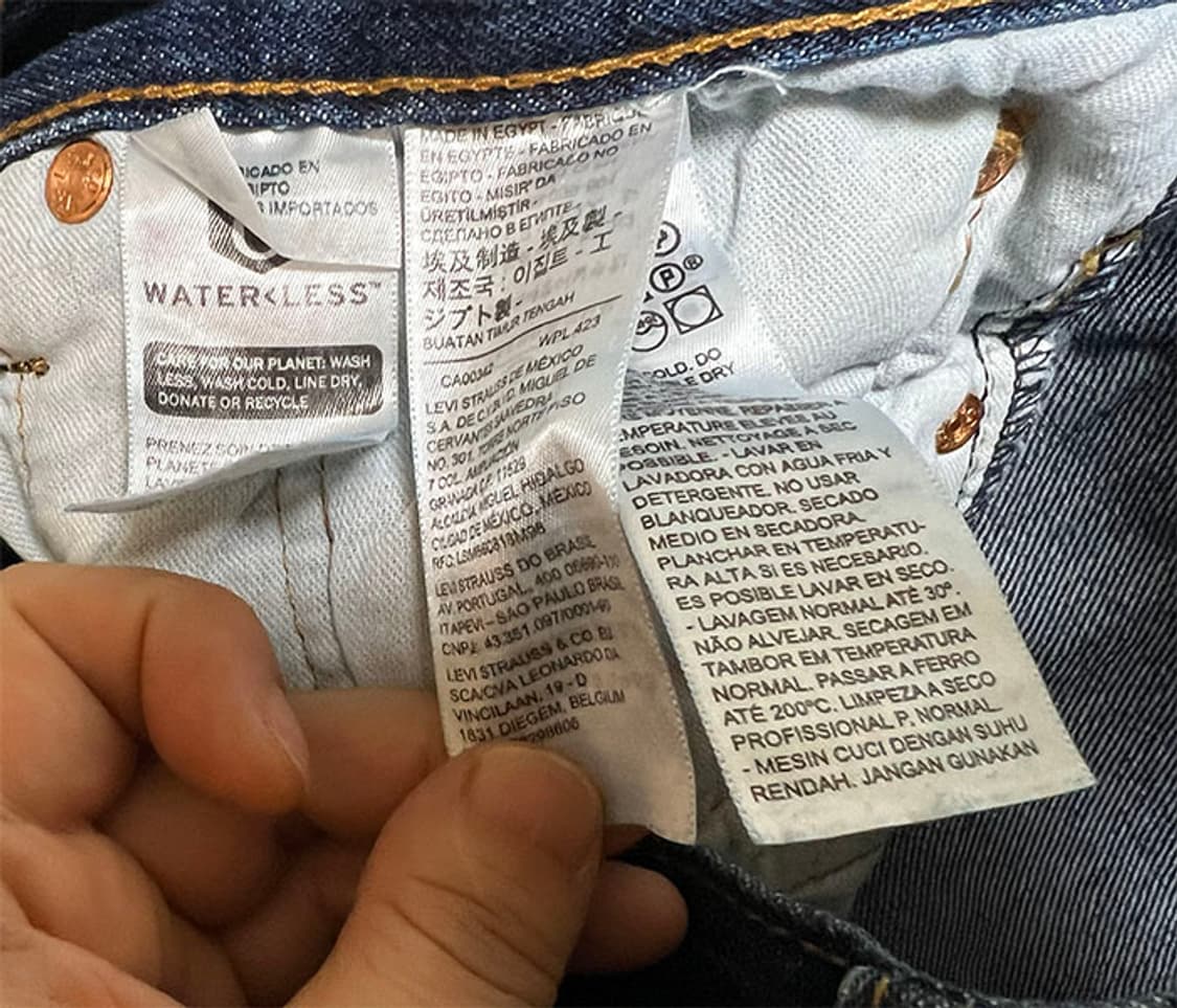 리바이스501 남자청바지 겨울 일자핏 생지 캐주얼 L 32 상품이미지5