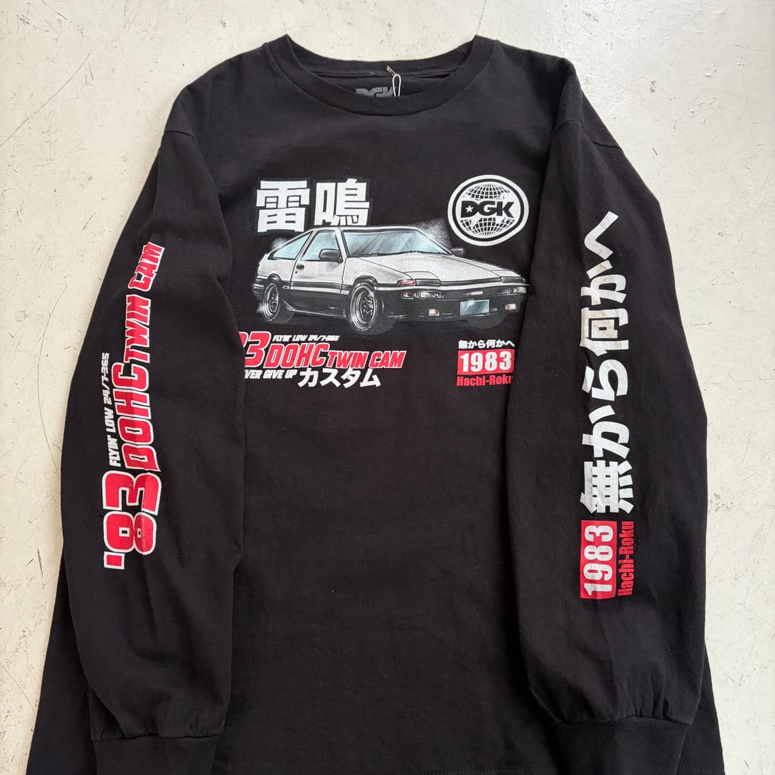 DGK 토요타 AE86 오피셜 빈티지 롱슬리브 M 상품이미지5