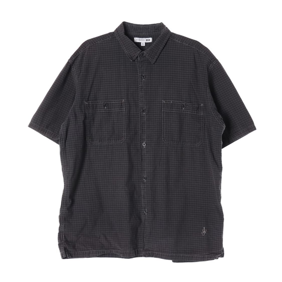 JW앤더슨 X 유니클로 다크그레이 체크 셔츠 XL 상품이미지1