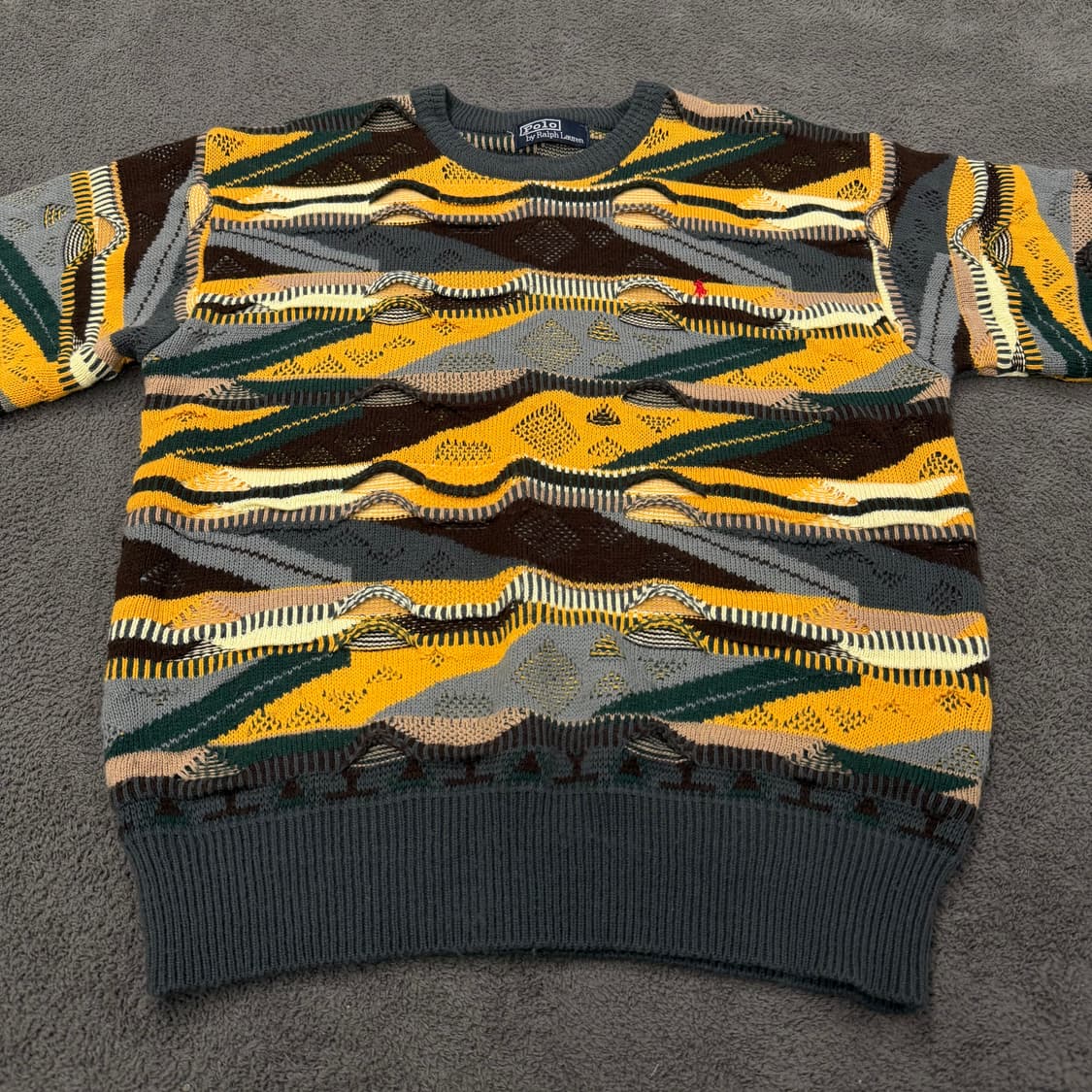 [ 정품/100 ] 폴로랄프로렌 빈티지 케이블 니트티 상품이미지3