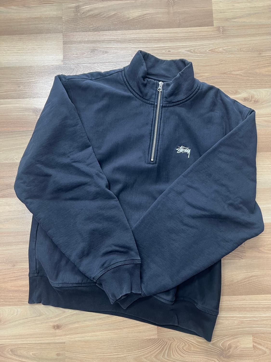 스투시 반집업 블랙 L 상품이미지1