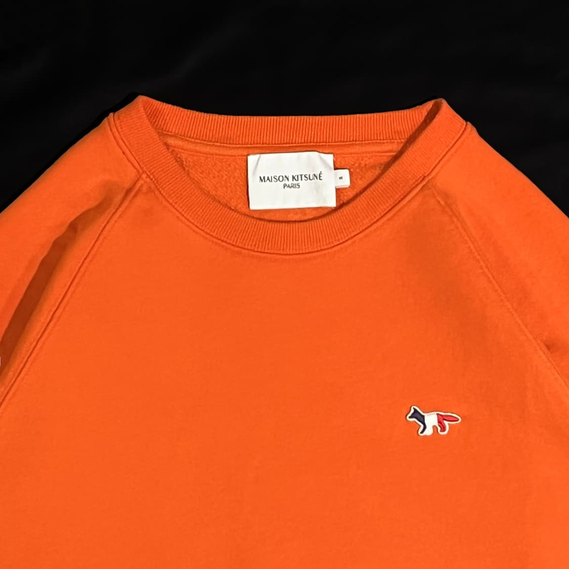 메종키츠네 오렌지 맨투맨 상품이미지3