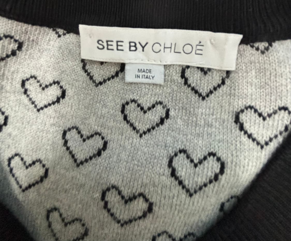 See by Chloe 코튼 반소매 니트 원피스 55 상품이미지6