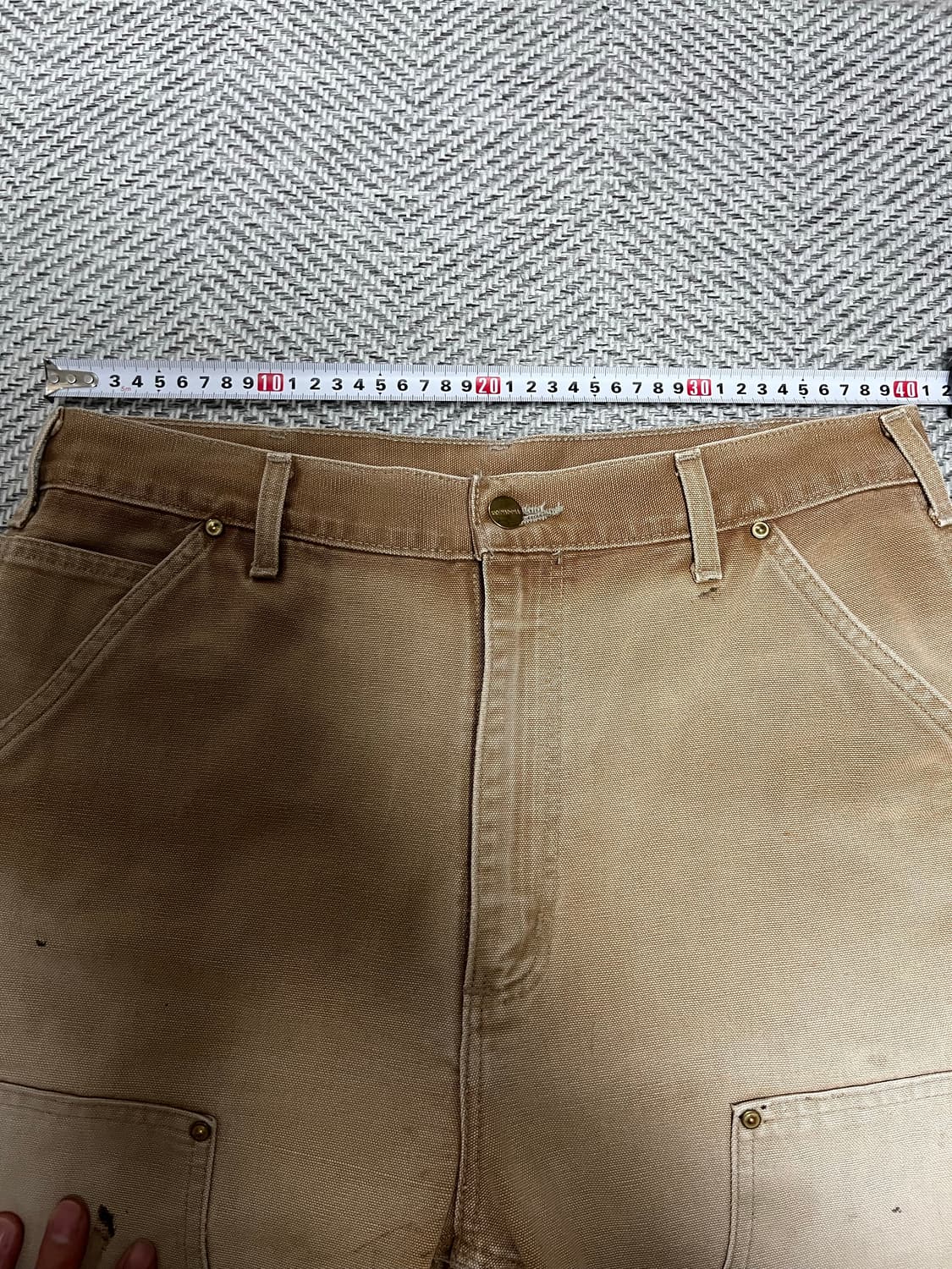 칼하트 더블니 b01 brn 33x34 상품이미지5