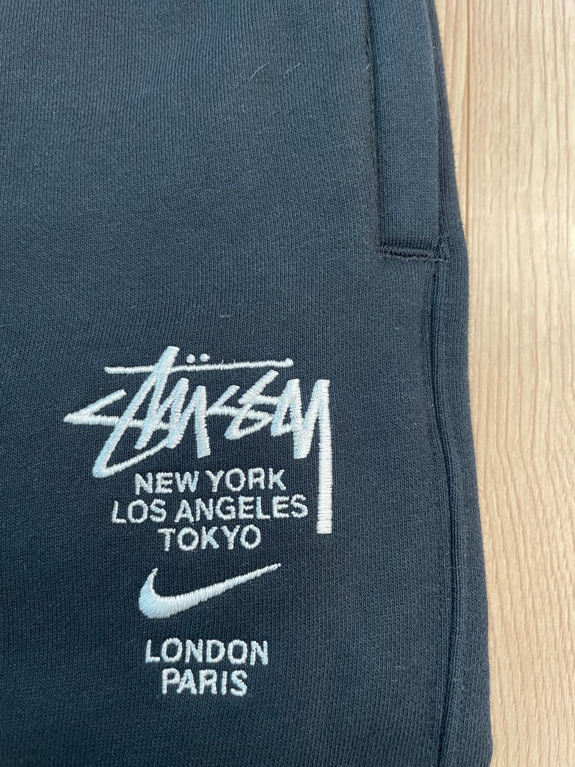 나이키 x 스투시 NRG ZR 플리스 팬츠 블랙 상품이미지2