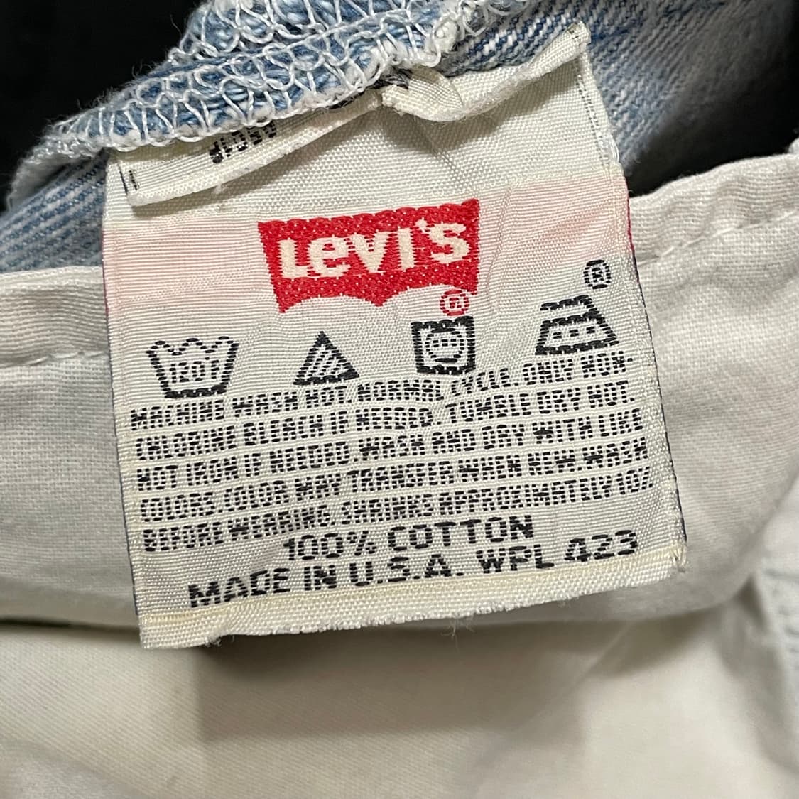 리바이스 501 xx  USA 페인팅 커스텀 데님팬츠 상품이미지2