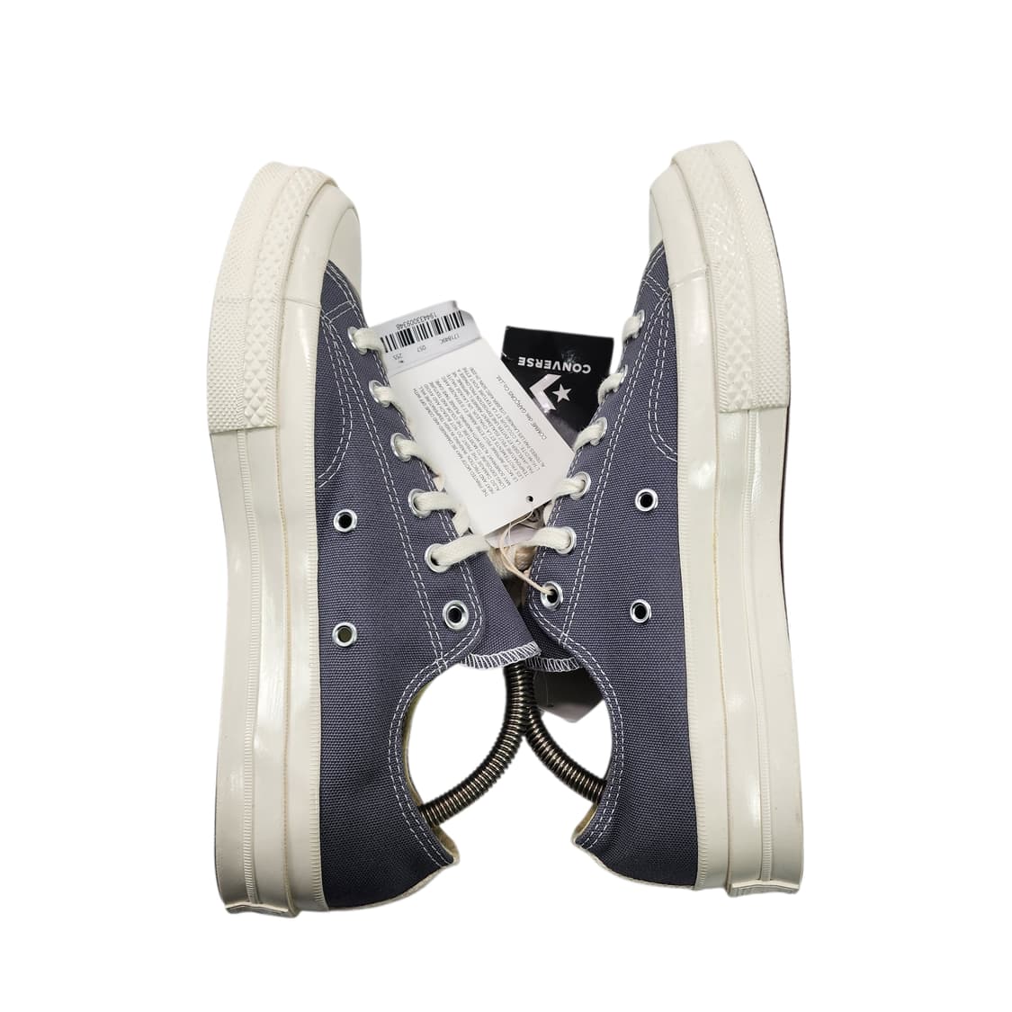 [255]꼼데가르송 X 컨버스 척 70 스틸 그레이 로우 상품이미지6