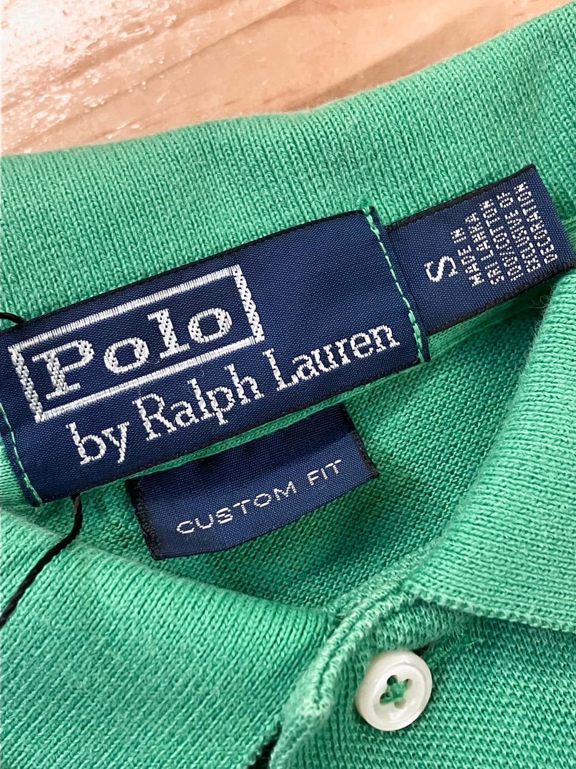 폴로 랄프로렌 카라 반팔 티셔츠 그린 S #csz3287 상품이미지5