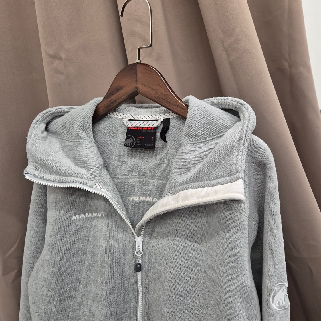 마무트 여성 기모 후드 집업 S 상품이미지2