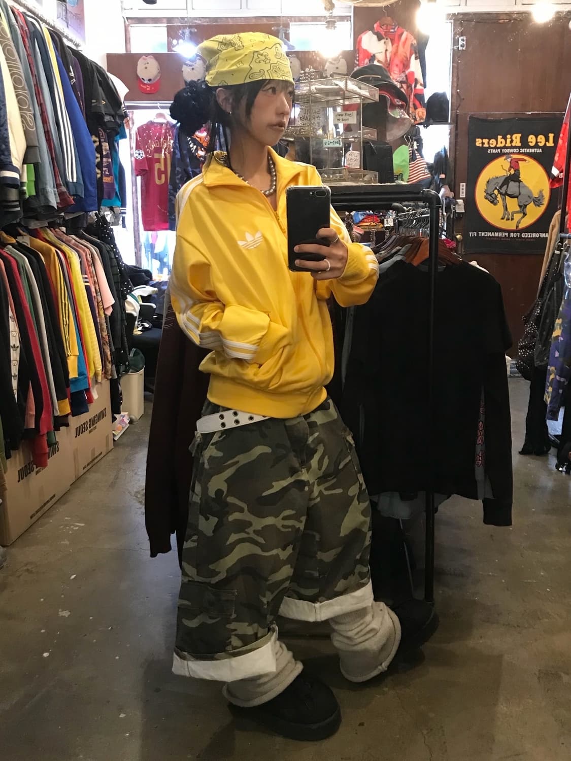 🐥 아디다스 클래식 오버핏 옐로우 져지 ⭐️Rare⭐️ 🐥 상품이미지4