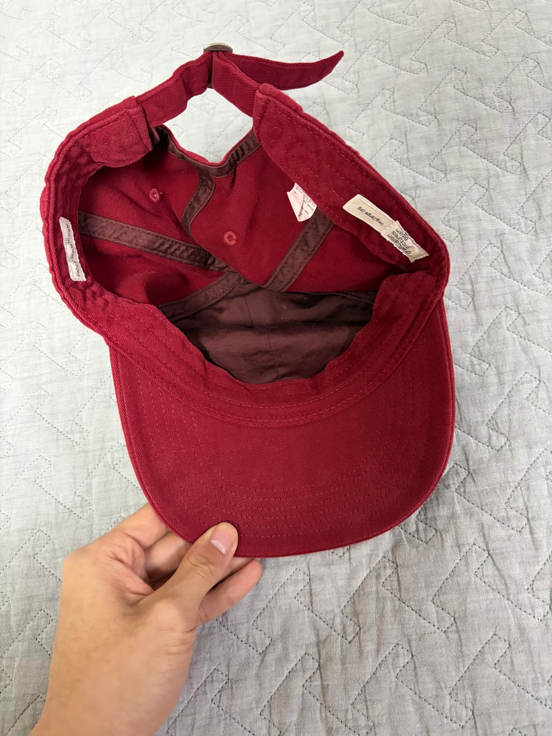 [L]테프스토어즈 볼캡 레드 상품이미지3