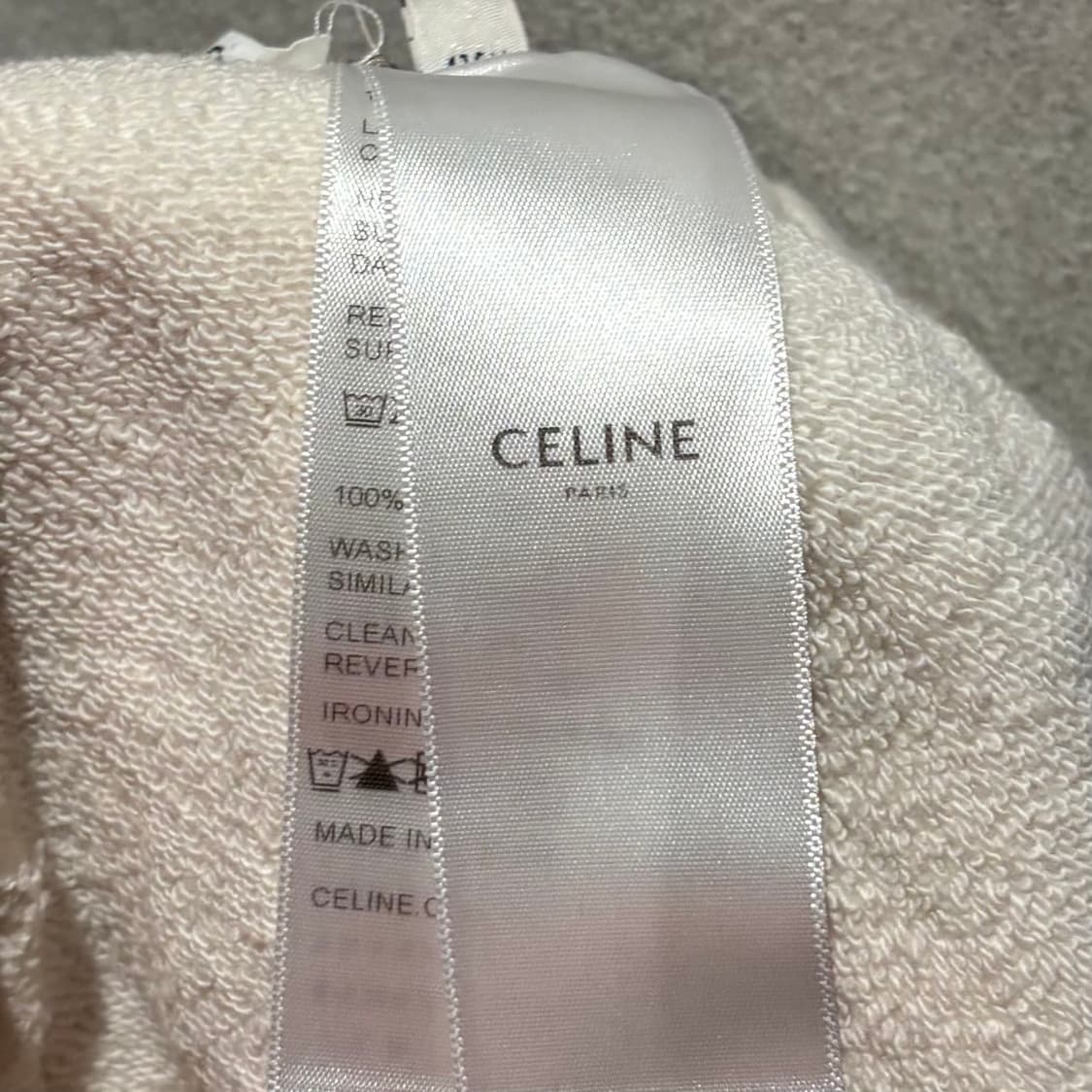 A / M (28~) 셀린느 코튼 반바지 아이보리 상품이미지5