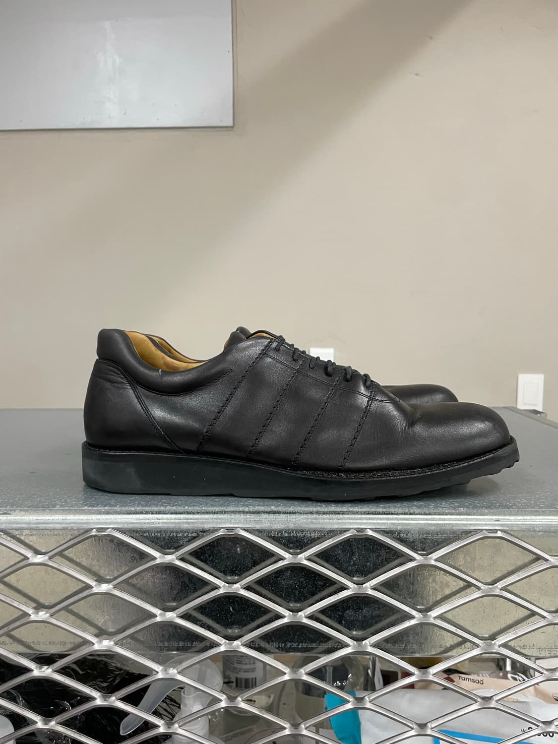 발리 블랙 레더 로퍼 UK9.5 상품이미지4