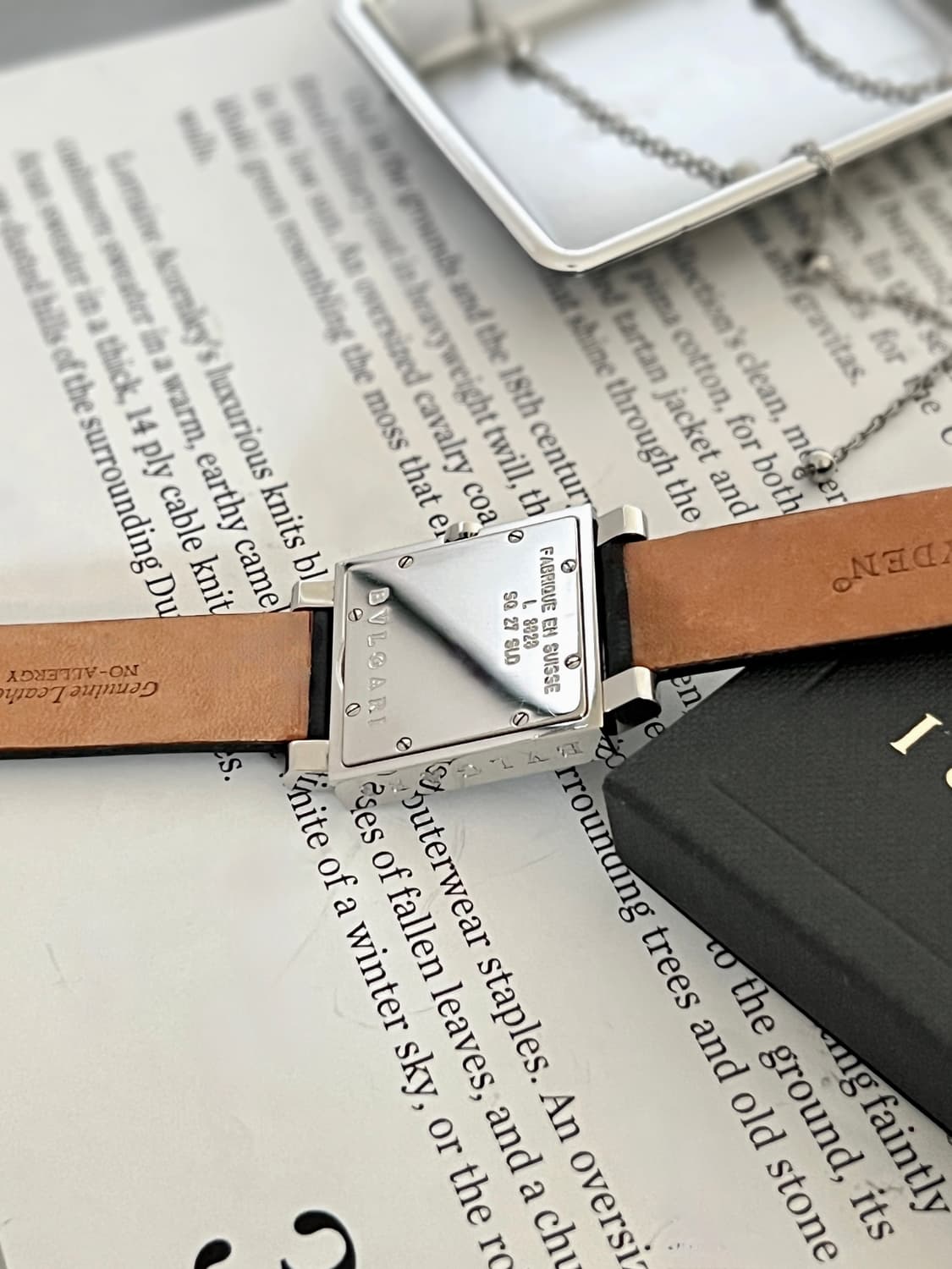 불가리 쿼드라토 시계(Quadrato SQ27 SLD)/정품감정,케어 상품이미지7