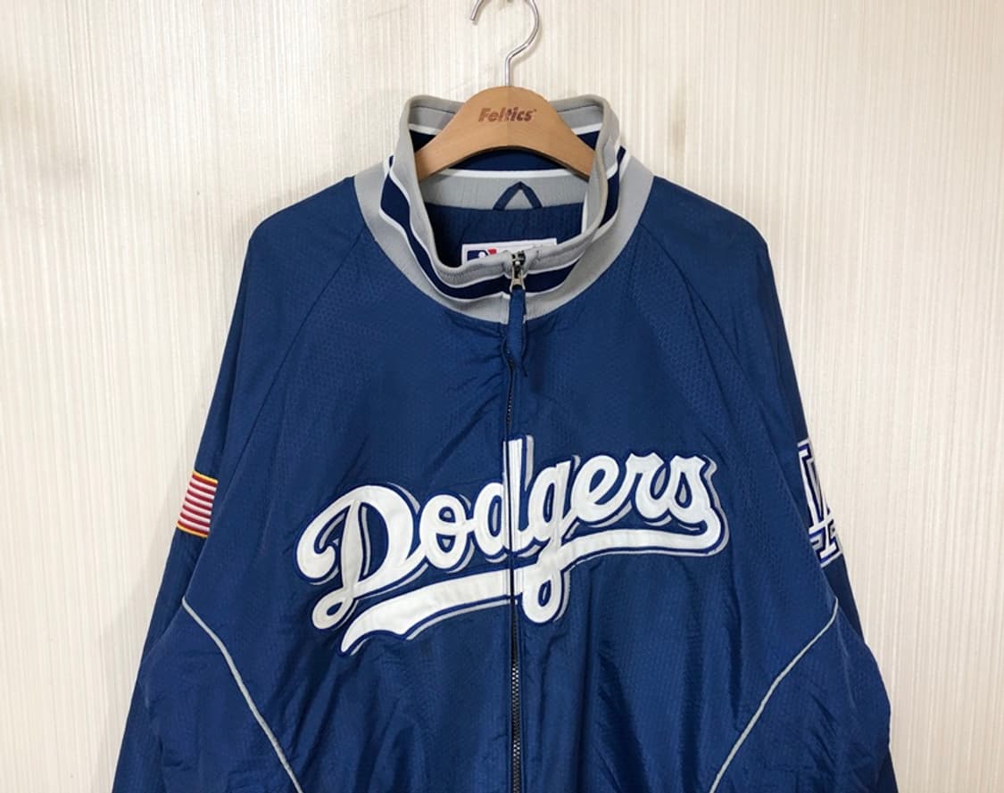 MLB 마제스틱 LA다져스 구형 어센틱 프리미어자켓 XL 상품이미지2