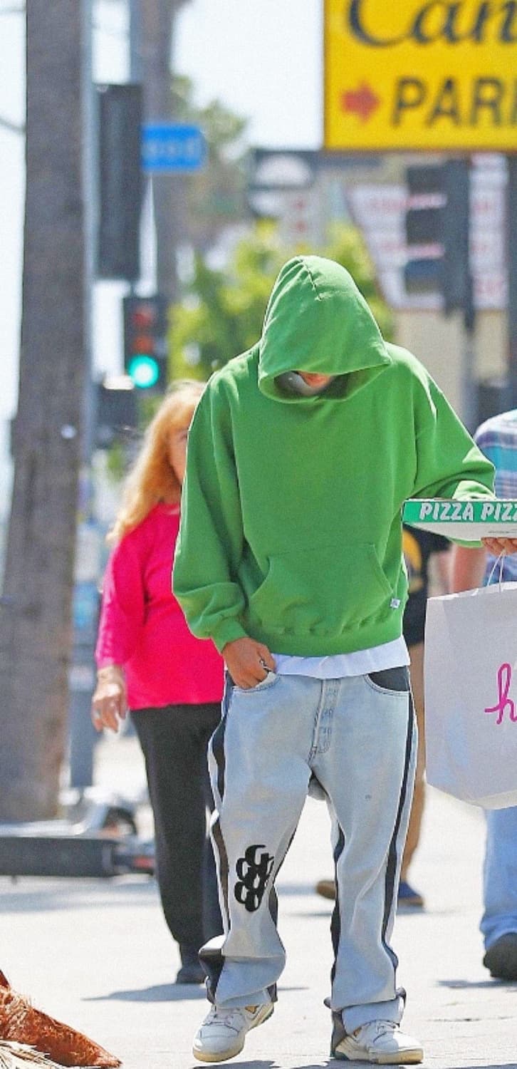 아킴보클럽 후드 티 시그널 그린 L 상품이미지1