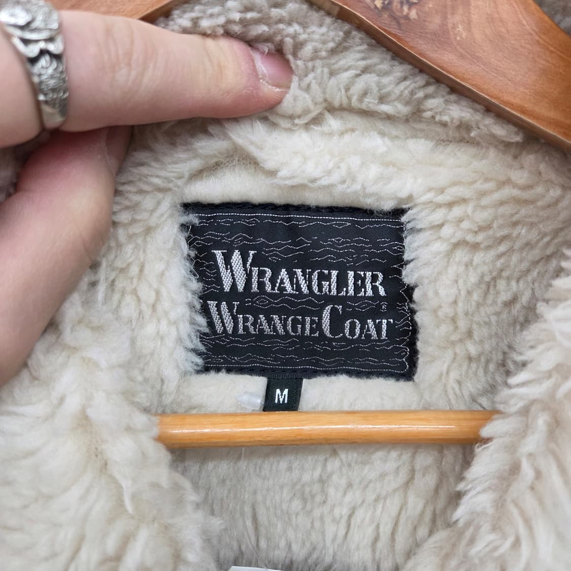 랭글러 스웨이드 무스탕 자켓 남m 상품이미지4