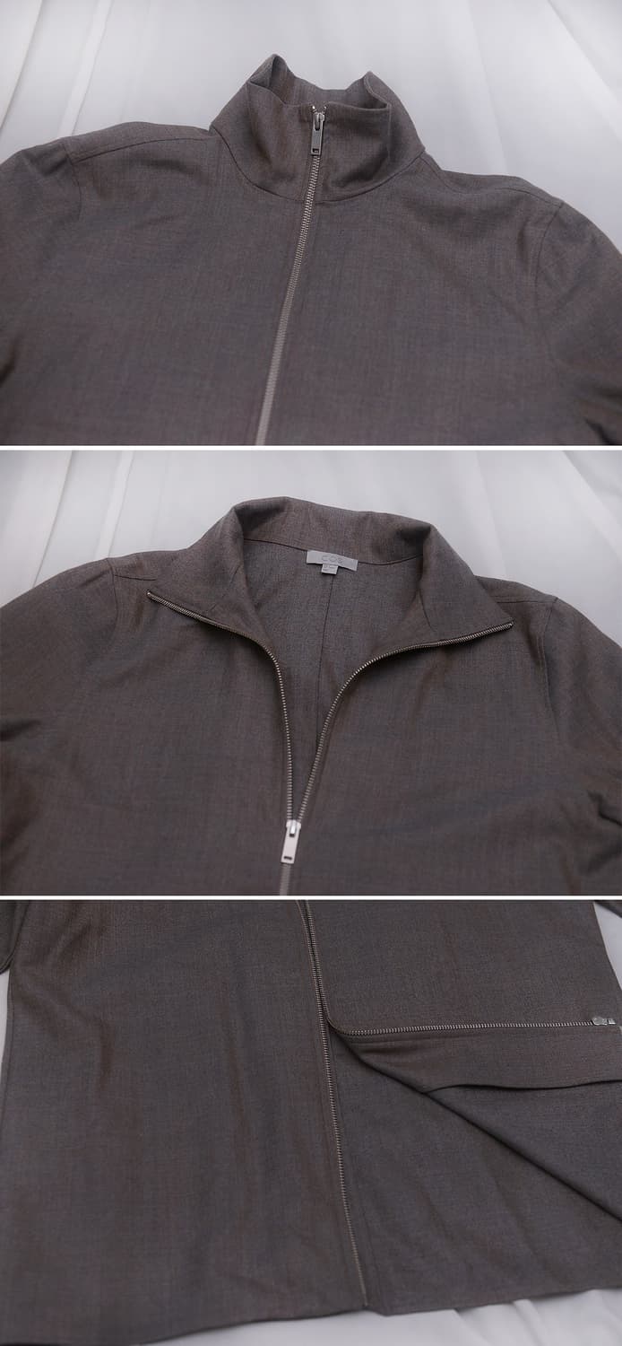 코스 (COS) 퓨어울 집업 포켓리스 소프트 자켓 (100-105) 상품이미지4