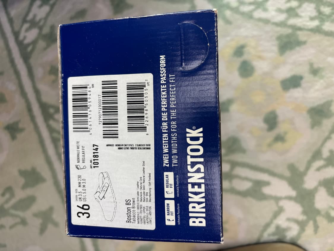 (새상품) 버켄스탁 보스턴 타바코 브라운 230/2개보유 상품이미지4