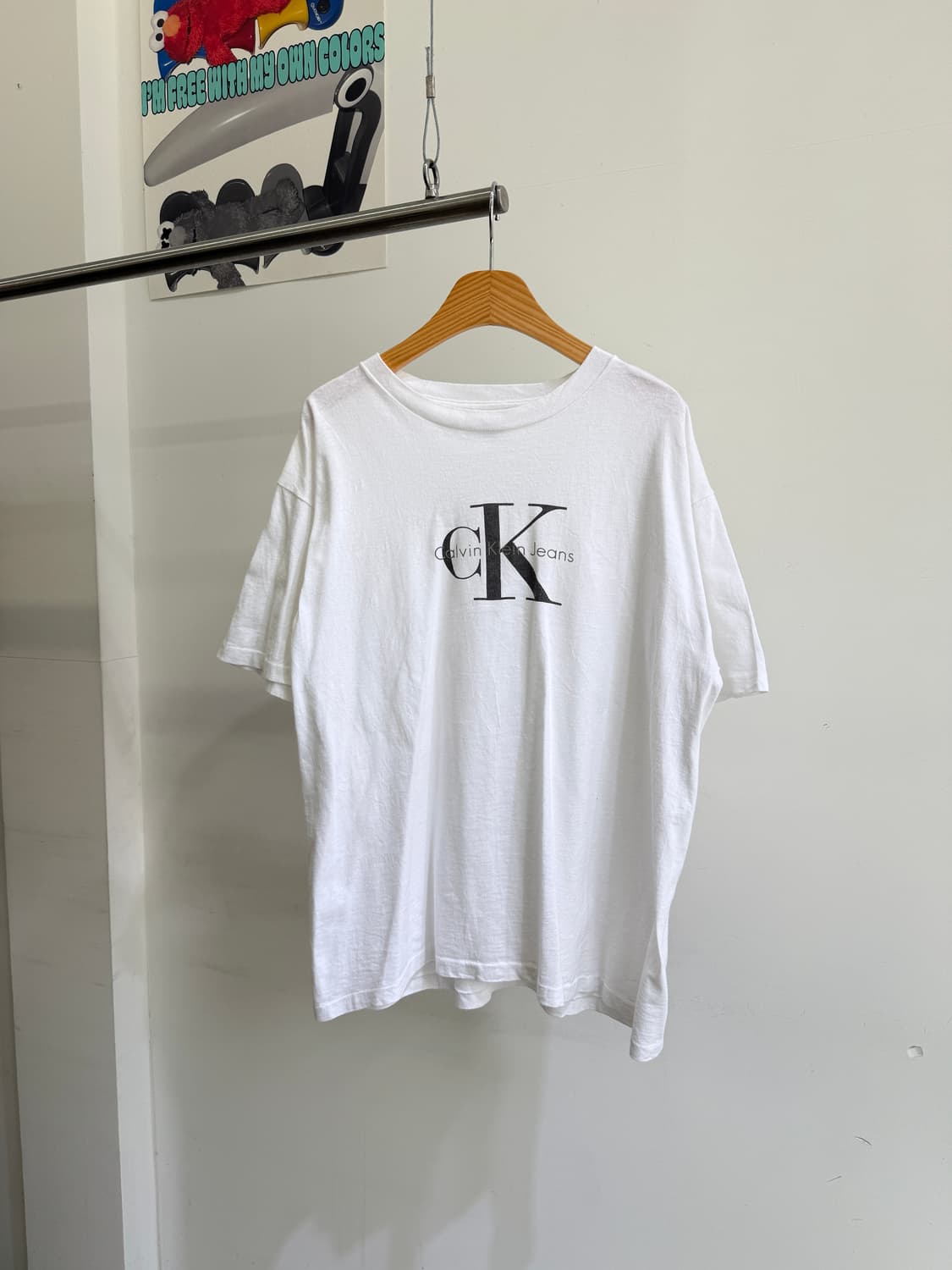 90's CALVIN KLEIN (Made in USA) 반팔티셔츠  상품이미지1