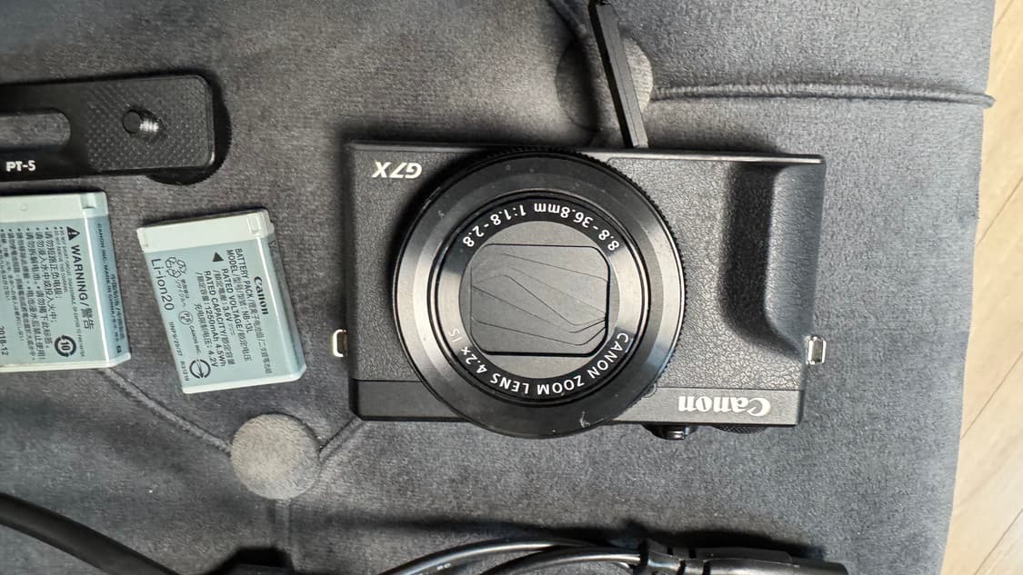 캐논 G7X MK3 카메라 + 마이크, 삼각대 상품이미지2