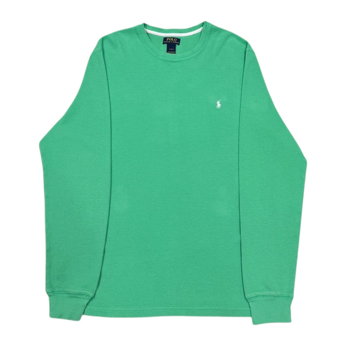 폴로 랄프로렌 포니 그린 와플 롱슬리브 긴팔 XL 상품이미지1