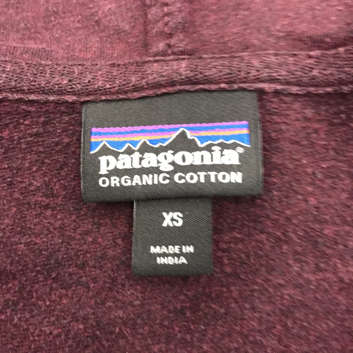 파타고니아 오가닉코튼 후드집업 [XS] 상품이미지5