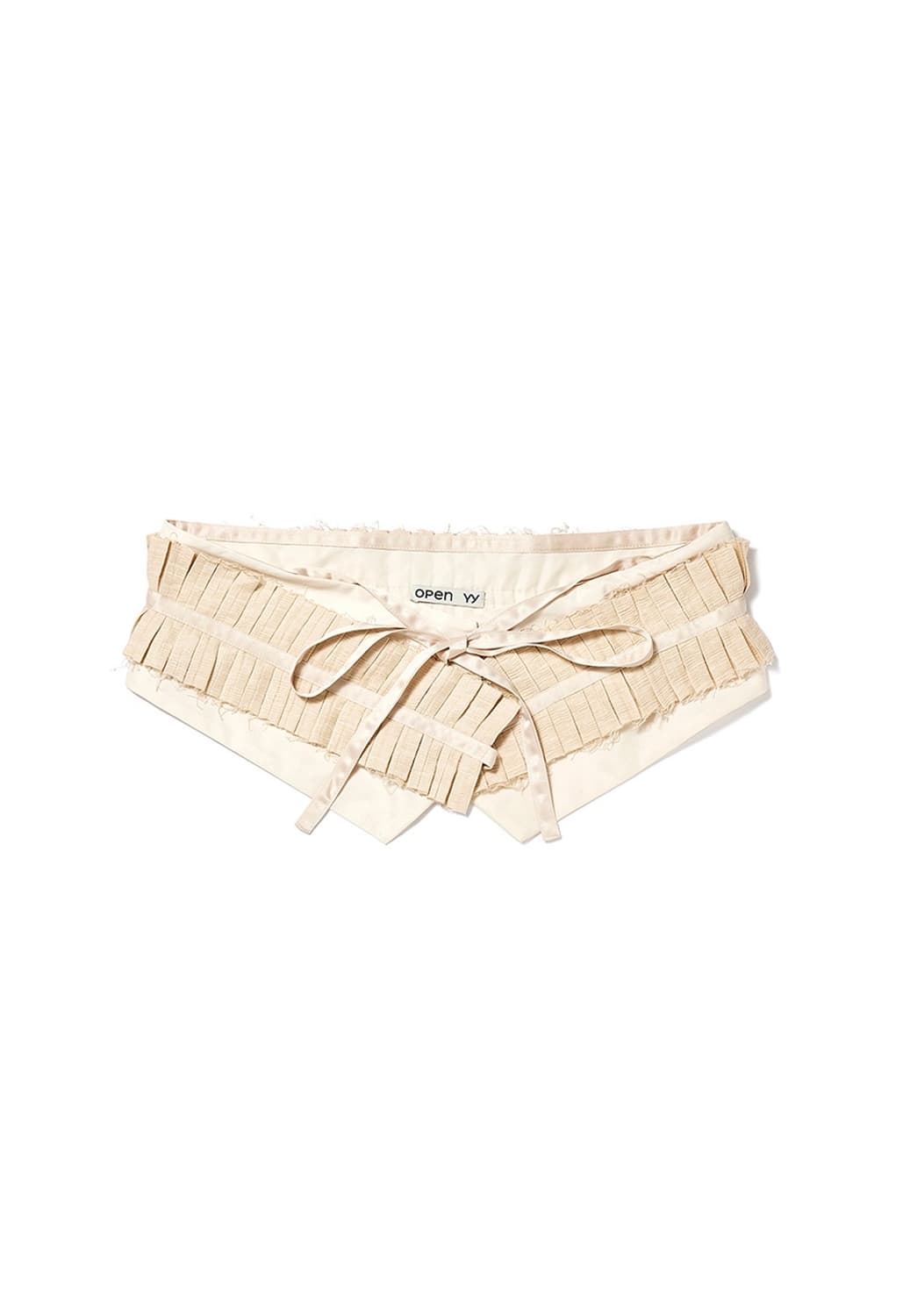 Open yy pleats pouch belt 플리츠 파우치 벨트 상품이미지1