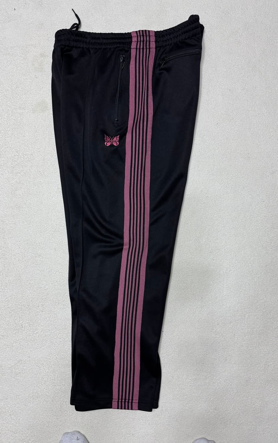 니들스 트랙팬츠 블랙 핑크 L 상품이미지5