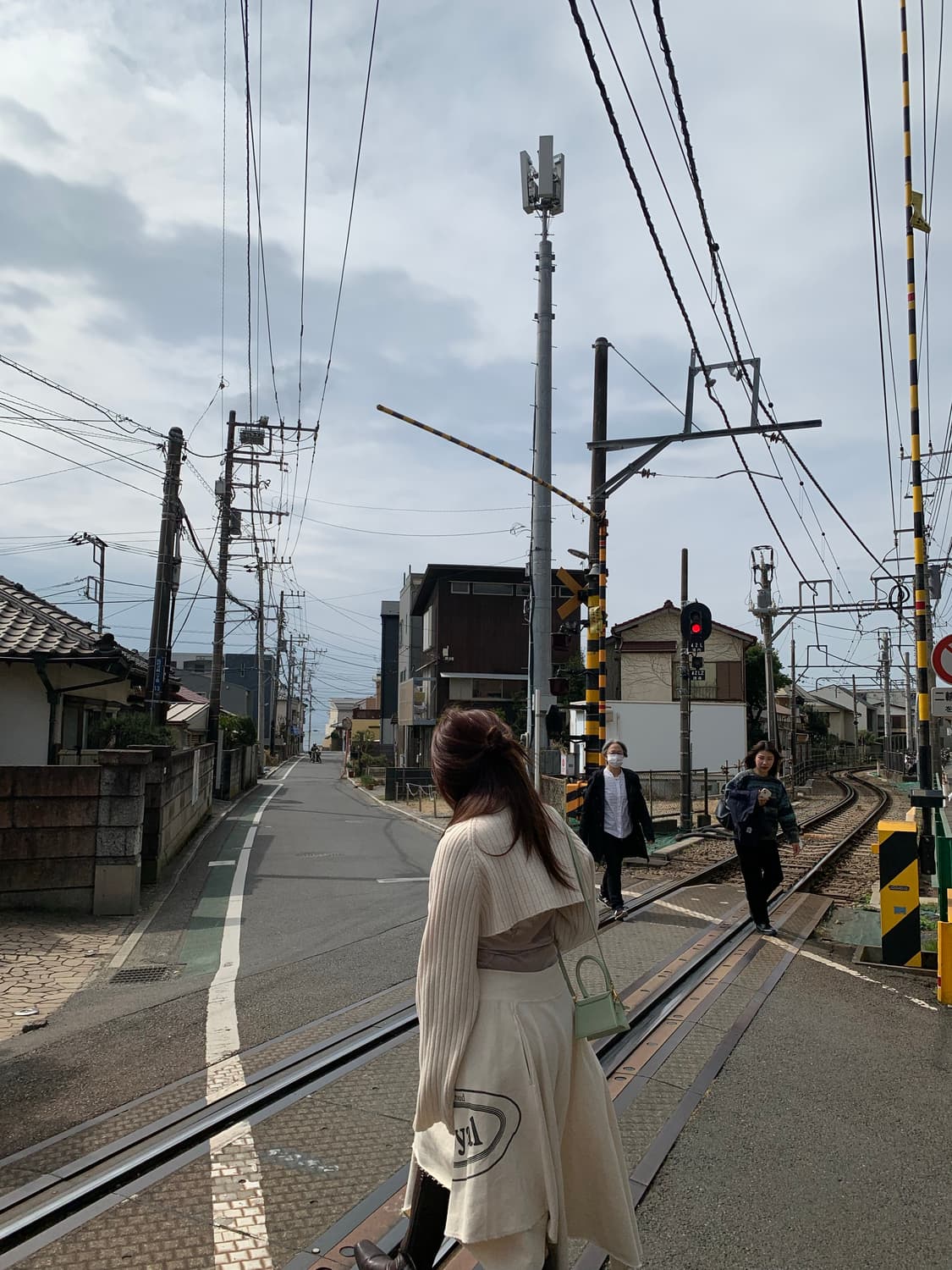 오픈와이와이 언발 코튼 스커트 아이보리 상품이미지3