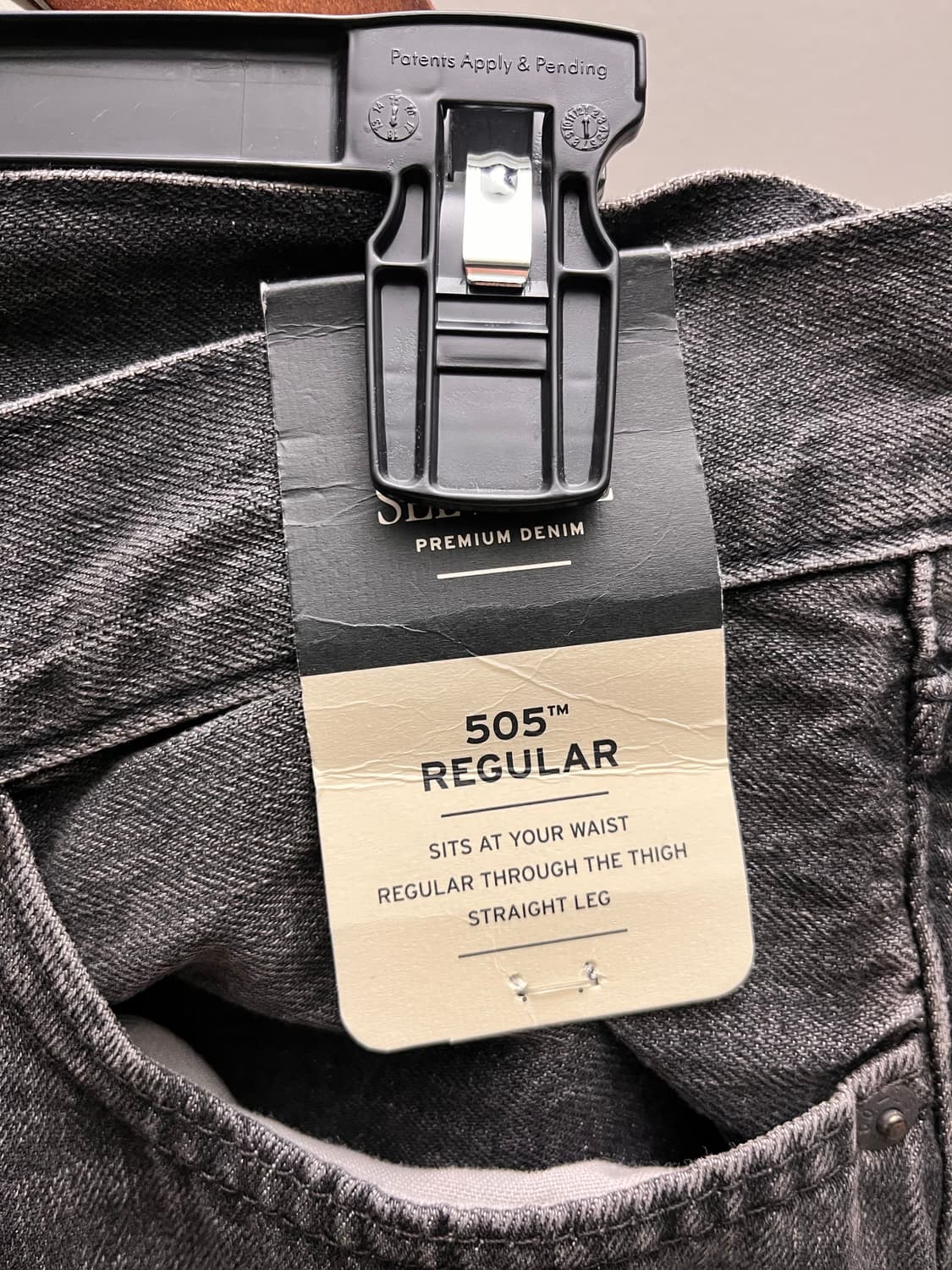 [택포/새상품] 평생 입는 클래식, 리바이스 505 프리미엄 셀비지 흑청 상품이미지6