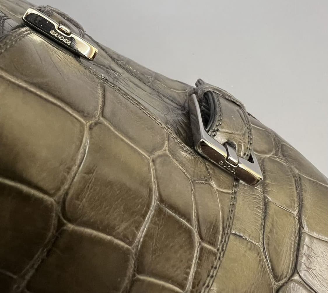 GUCCI 구찌 뭉크 슈트랩 슈즈(크로커다일 스킨-악어가죽)해외발송 상품이미지5