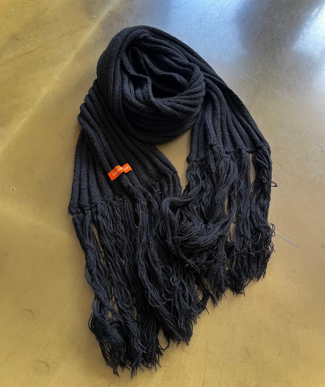 light hearted 골지 니트 롱 머플러 상품이미지2