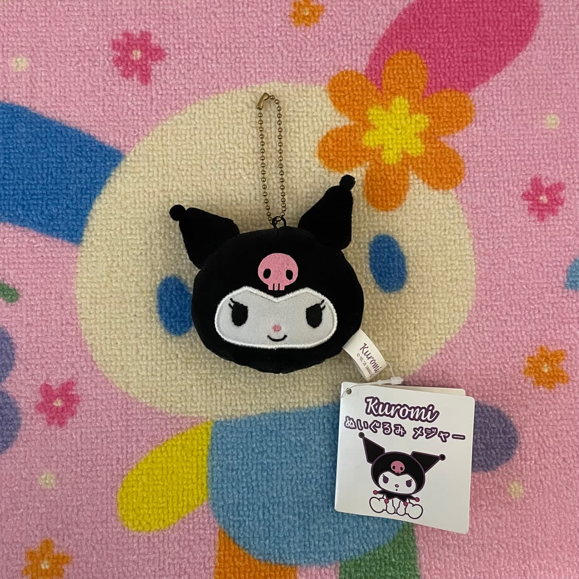 [새상품] 20년도 산리오 고전 쿠로미 인형 줄자 상품이미지1