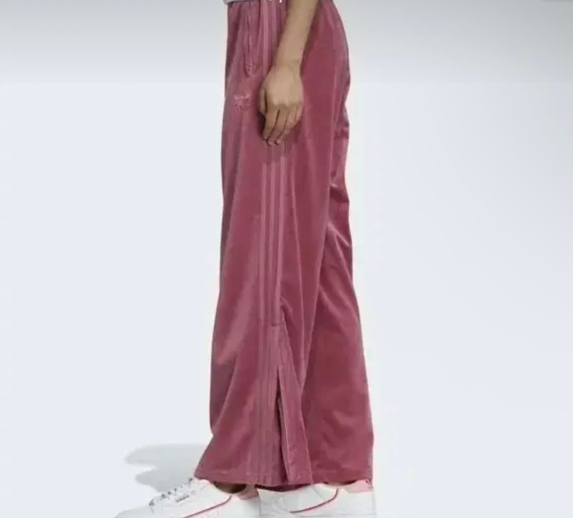 아디다스우먼스 벨벳 트레이닝바지 트랙팬츠 인디핑크 xs 상품이미지1