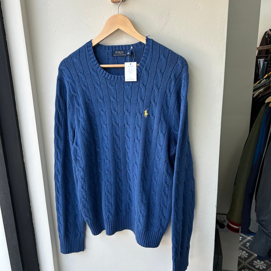 16800 - 폴로 랄프로렌 블루 케이블 니트 상품이미지2