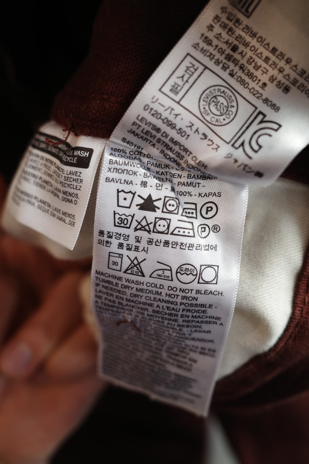 Levis 리바이스 캔버스코튼 화이트탭 팬츠 (32인치) 상품이미지5