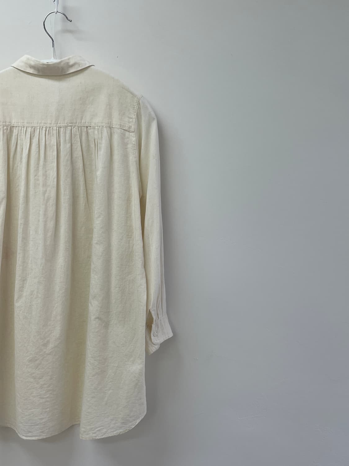 Studio Clip  둥근카라 광목면 블라우스 상품이미지6