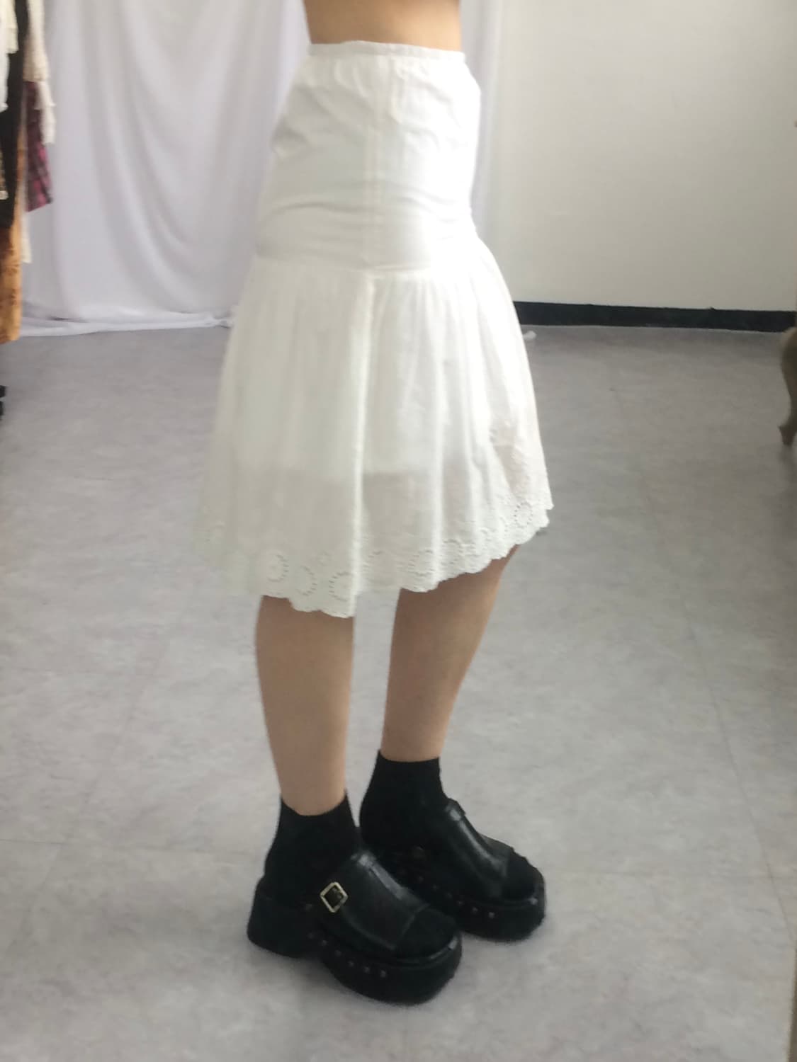 Punching point skirt 상품이미지4