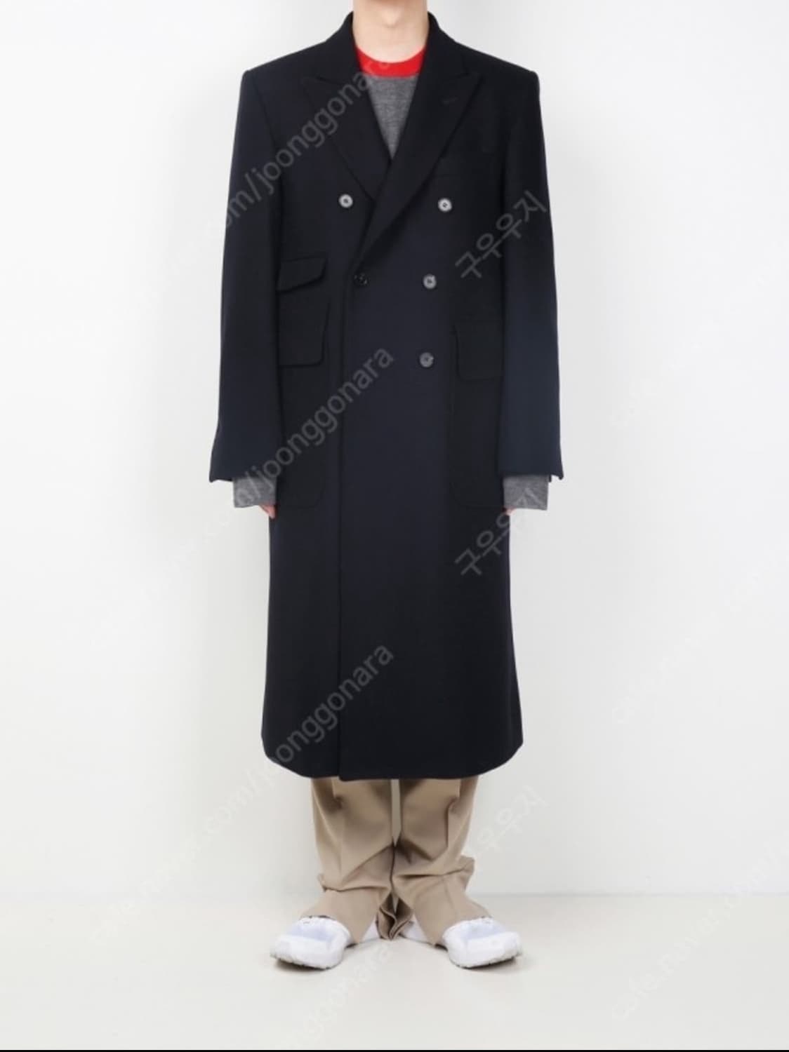 이얼즈어고 타임리프 코트 네이비 상품이미지1