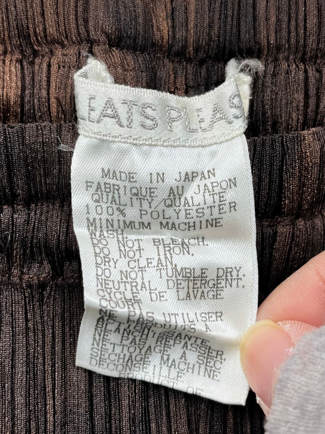 플리츠 플리즈 블리치드 플리츠 팬츠 상품이미지5