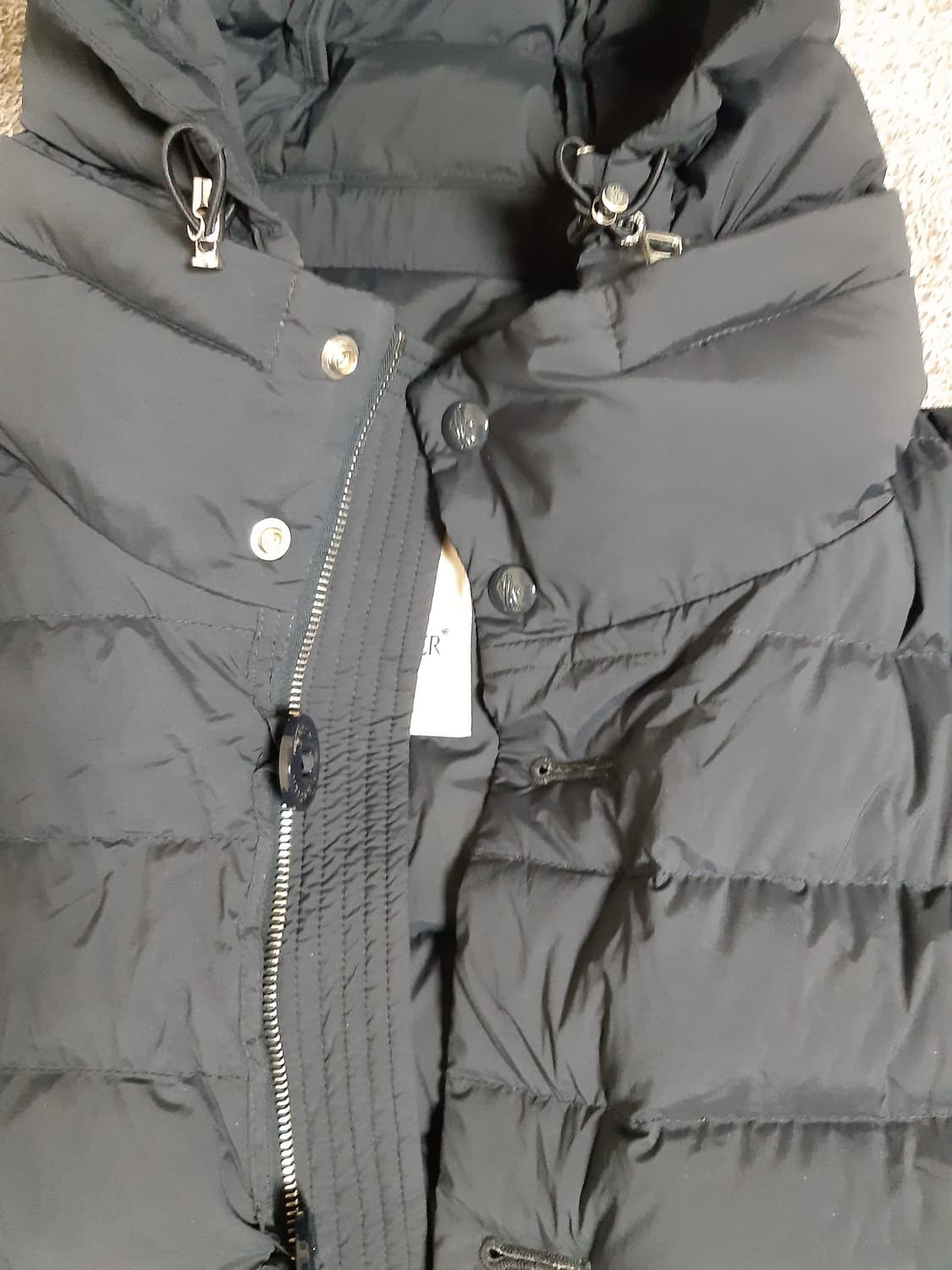 몽클레어 롱 패딩 네이비 (새제품급) 상품이미지5