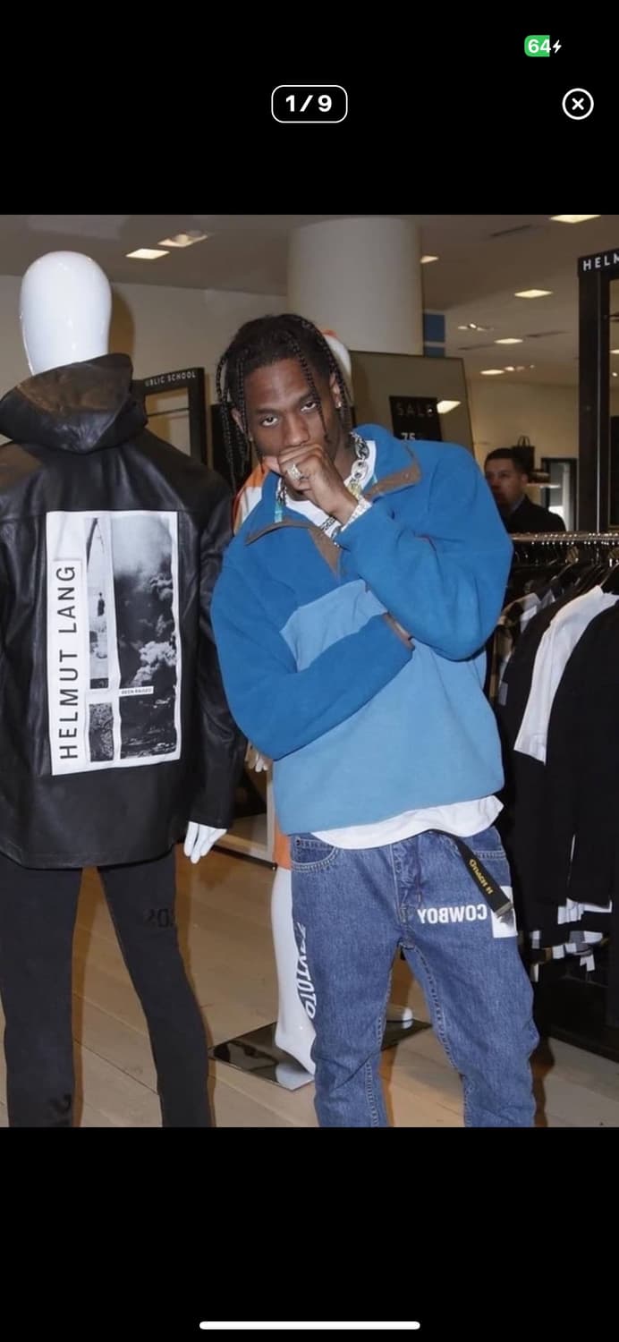 파타고니아 신칠라 트레비스 스캇 착용모델  L사이즈 판매합니다. 상품이미지7