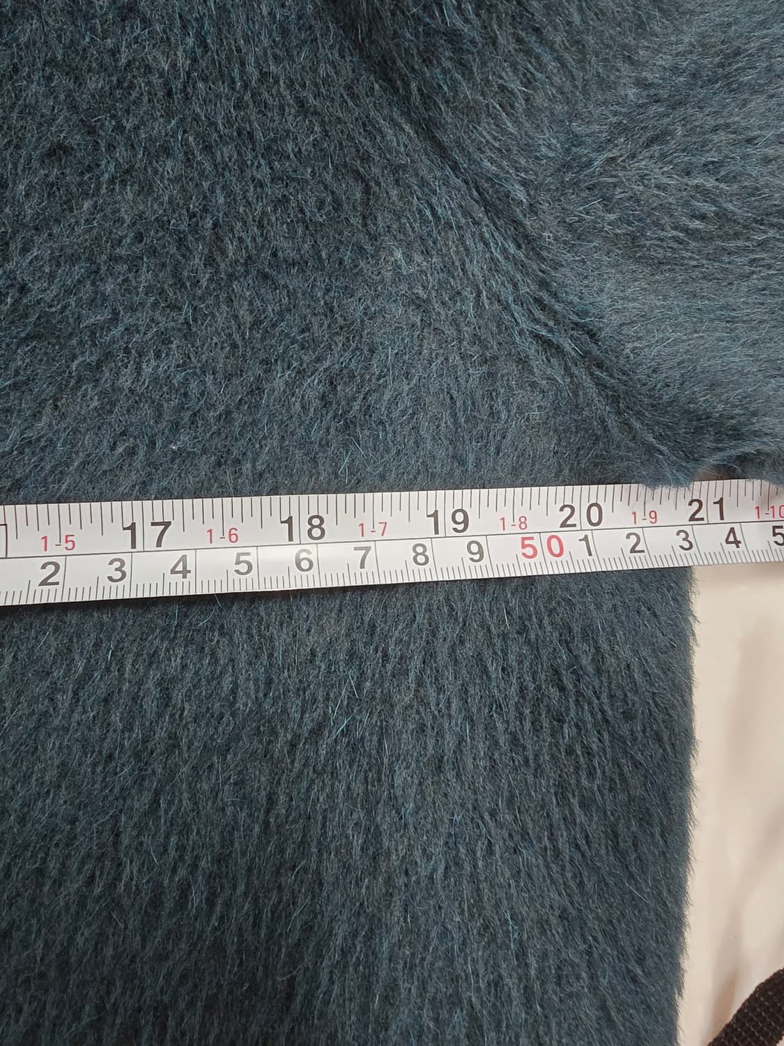 지고트 롱 코트 다크 그린 모알파카 혼방 상품이미지8