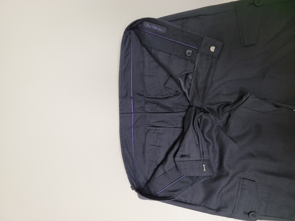 엠폴햄 Em Polham 남자 사이드포켓 울 슬랙스 31 다크그레이 상품이미지5