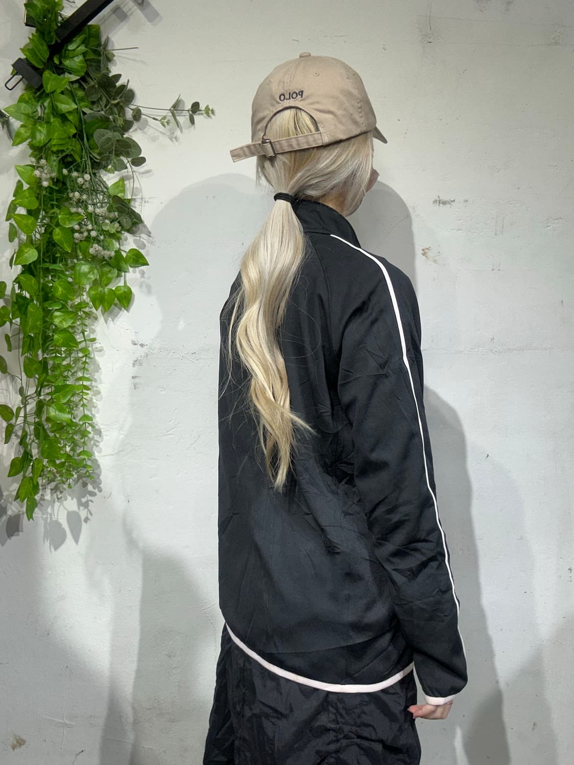 아디다스 블랙 핑크 사이드 라인 트랙탑 져지 L 상품이미지5