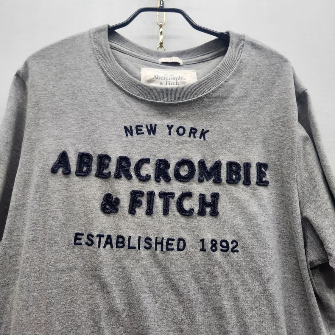 아베크롬비 Y2K 빅로고 반팔티 XL(L) 남여공용 상품이미지2