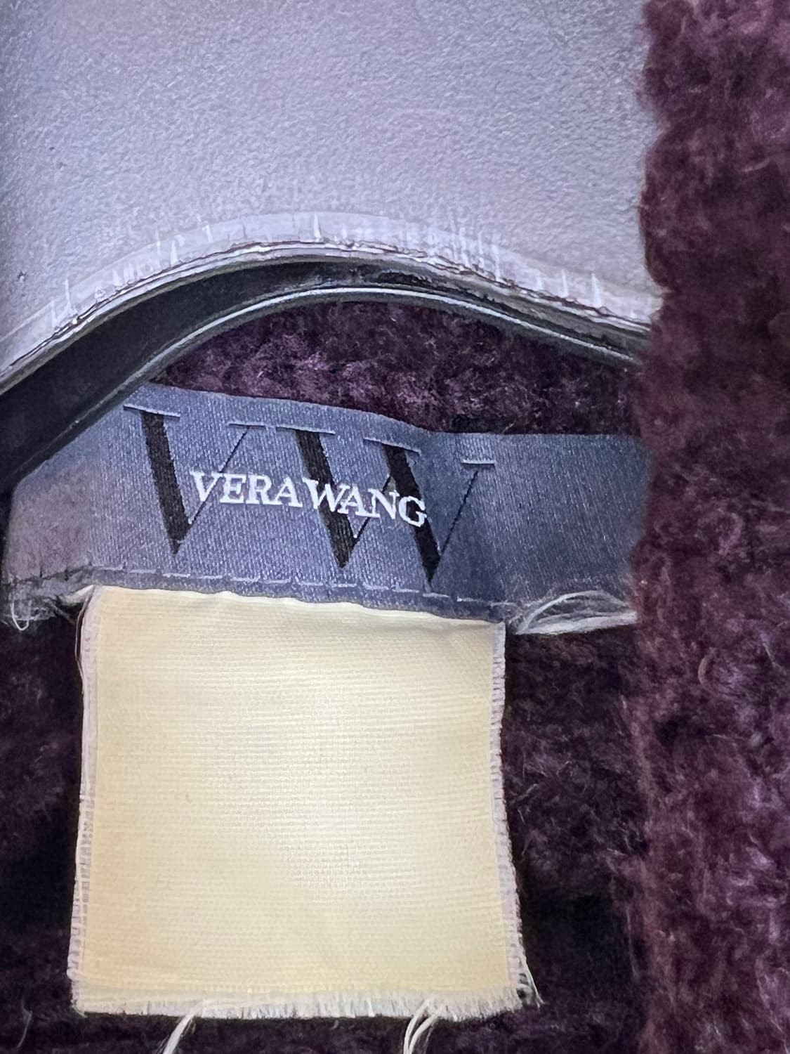 VERA WANG 투톤 니트 집업 머플러 숄 상품이미지2